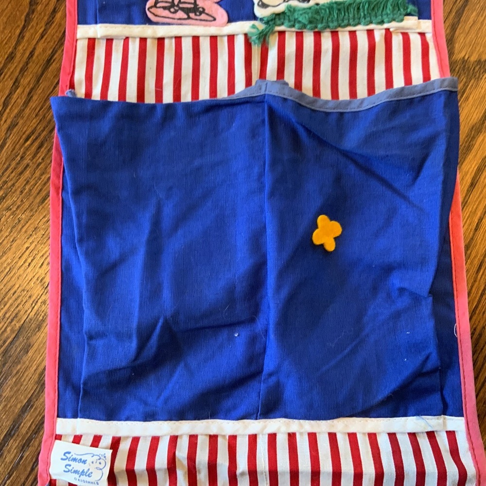 VTG 1970 Peanuts Simon Simple Originals Wall Pocket Snoopy Charlie Brown Lucy - Picture 3 of 11